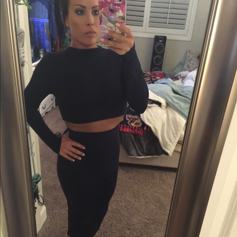 Two piece Navy Dress